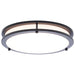 SATCO/NUVO Glamour LED 13 Inch Flush Mount CCT Selectable 2700K/3000K/3500K/4000K/5000K Black Finish (62-1976)