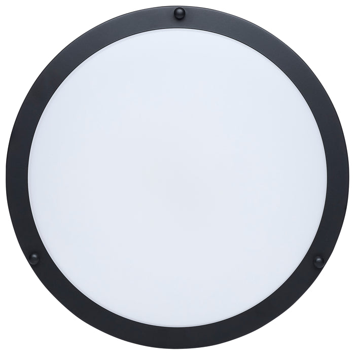 SATCO/NUVO Glamour LED 13 Inch Flush Mount CCT Selectable 2700K/3000K/3500K/4000K/5000K Black Finish (62-1976)