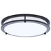 SATCO/NUVO Glamour LED 13 Inch Flush Mount CCT Selectable 2700K/3000K/3500K/4000K/5000K Black Finish (62-1976)