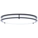 SATCO/NUVO Glamour LED 17 Inch Flush Mount CCT Selectable 2700K/3000K/3500K/4000K/5000K Black Finish (62-1977)