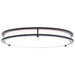 SATCO/NUVO Glamour LED 17 Inch Flush Mount CCT Selectable 2700K/3000K/3500K/4000K/5000K Black Finish (62-1977)