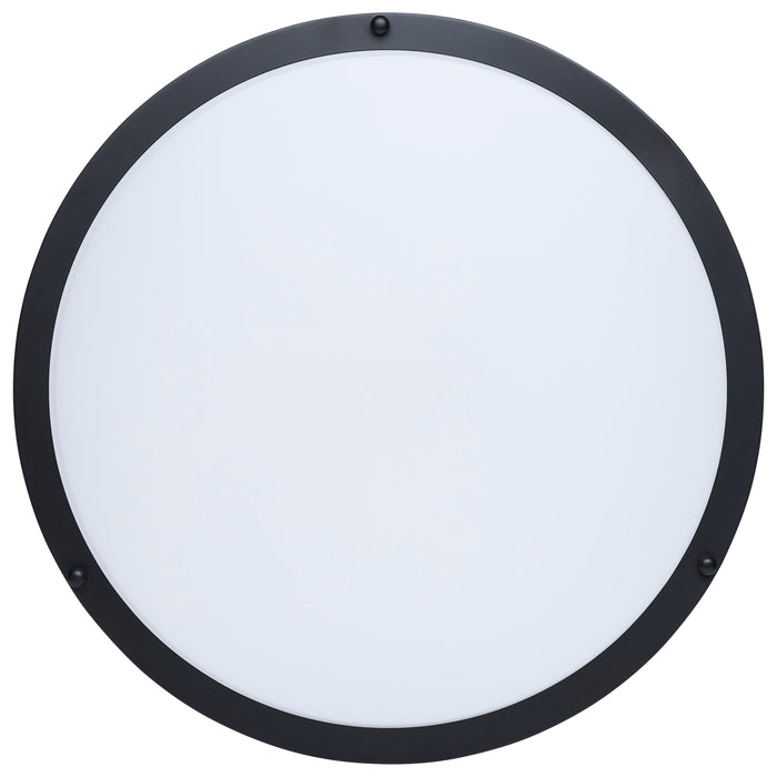 SATCO/NUVO Glamour LED 17 Inch Flush Mount CCT Selectable 2700K/3000K/3500K/4000K/5000K Black Finish (62-1977)