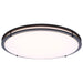 SATCO/NUVO Glamour LED 24 Inch Flush Mount CCT Selectable 2700K/3000K/3500K/4000K/5000K Black Finish (62-1978)