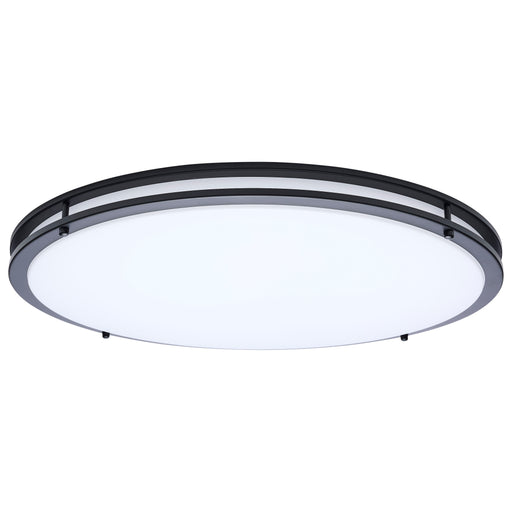 SATCO/NUVO Glamour LED 24 Inch Flush Mount CCT Selectable 2700K/3000K/3500K/4000K/5000K Black Finish (62-1978)