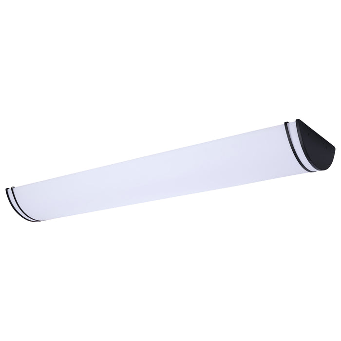SATCO/NUVO Glamour LED 50 Inch Linear Flush Mount CCT Selectable 2700K/3000K/3500K/4000K/5000K Black Finish (62-1980)