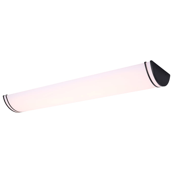 SATCO/NUVO Glamour LED 50 Inch Linear Flush Mount CCT Selectable 2700K/3000K/3500K/4000K/5000K Black Finish (62-1980)