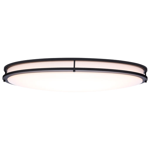 SATCO/NUVO Glamour LED 32 Inch Oval Flush Mount CCT Selectable 2700K/3000K/3500K/4000K/5000K Black Finish (62-1981)