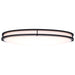 SATCO/NUVO Glamour LED 32 Inch Oval Flush Mount CCT Selectable 2700K/3000K/3500K/4000K/5000K Black Finish (62-1981)
