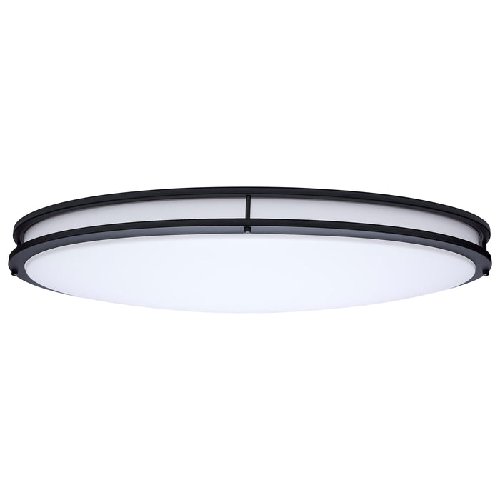 SATCO/NUVO Glamour LED 32 Inch Oval Flush Mount CCT Selectable 2700K/3000K/3500K/4000K/5000K Black Finish (62-1981)