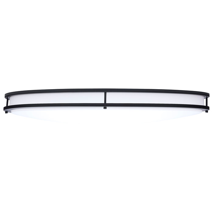 SATCO/NUVO Glamour LED 32 Inch Oval Flush Mount CCT Selectable 2700K/3000K/3500K/4000K/5000K Black Finish (62-1981)