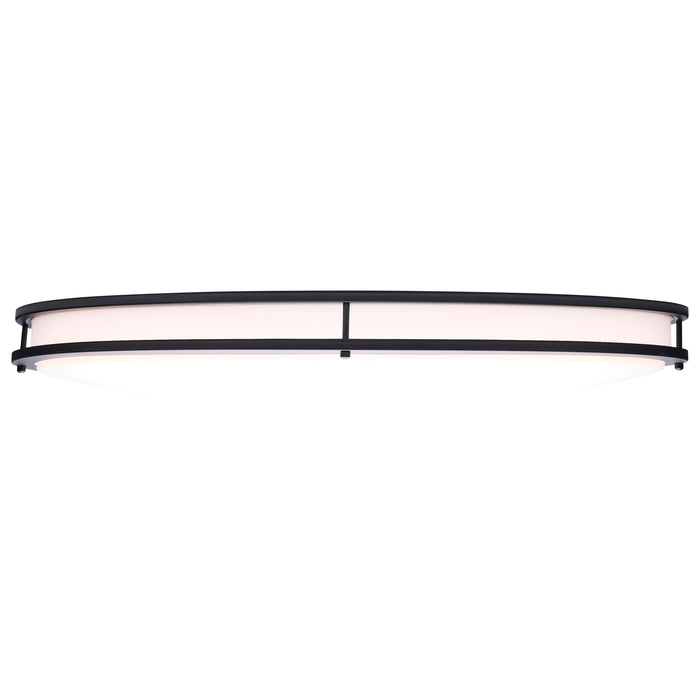 SATCO/NUVO Glamour LED 32 Inch Oval Flush Mount CCT Selectable 2700K/3000K/3500K/4000K/5000K Black Finish (62-1981)