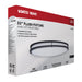 SATCO/NUVO Glamour LED 32 Inch Oval Flush Mount CCT Selectable 2700K/3000K/3500K/4000K/5000K Black Finish (62-1981)