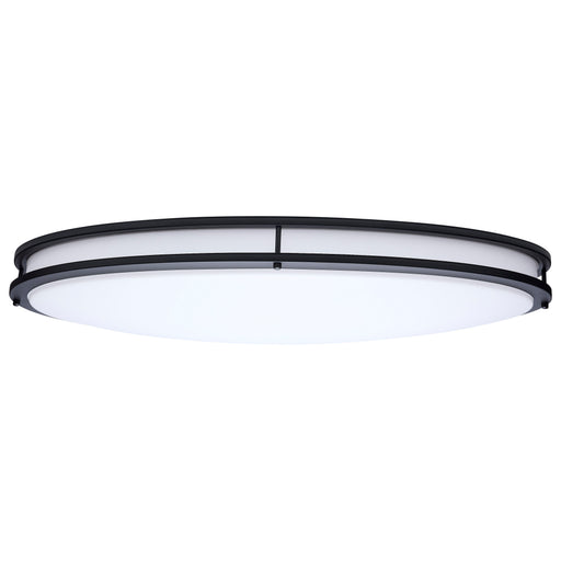 SATCO/NUVO Glamour LED 32 Inch Oval Flush Mount CCT Selectable 2700K/3000K/3500K/4000K/5000K Black Finish (62-1981)