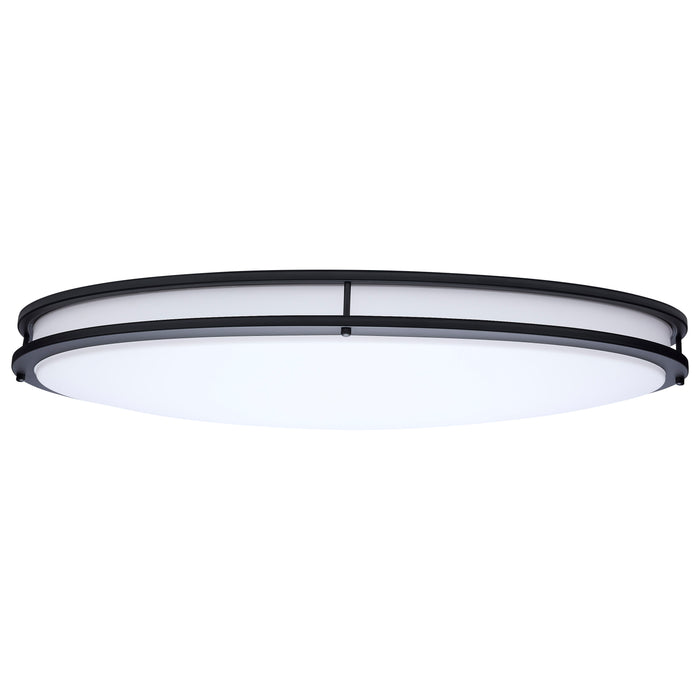 SATCO/NUVO Glamour LED 32 Inch Oval Flush Mount CCT Selectable 2700K/3000K/3500K/4000K/5000K Black Finish (62-1981)