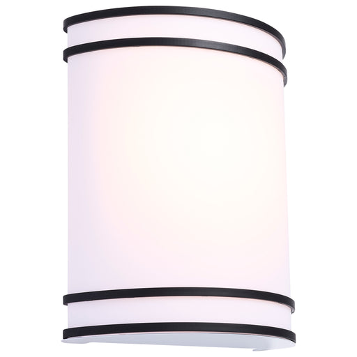 SATCO/NUVO Glamour LED Wall Sconce CCT Selectable 2700K/3000K/3500K/4000K/5000K Black Finish (62-1985)