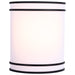 SATCO/NUVO Glamour LED Wall Sconce CCT Selectable 2700K/3000K/3500K/4000K/5000K Black Finish (62-1985)