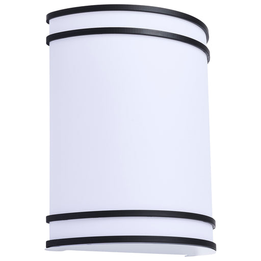 SATCO/NUVO Glamour LED Wall Sconce CCT Selectable 2700K/3000K/3500K/4000K/5000K Black Finish (62-1985)
