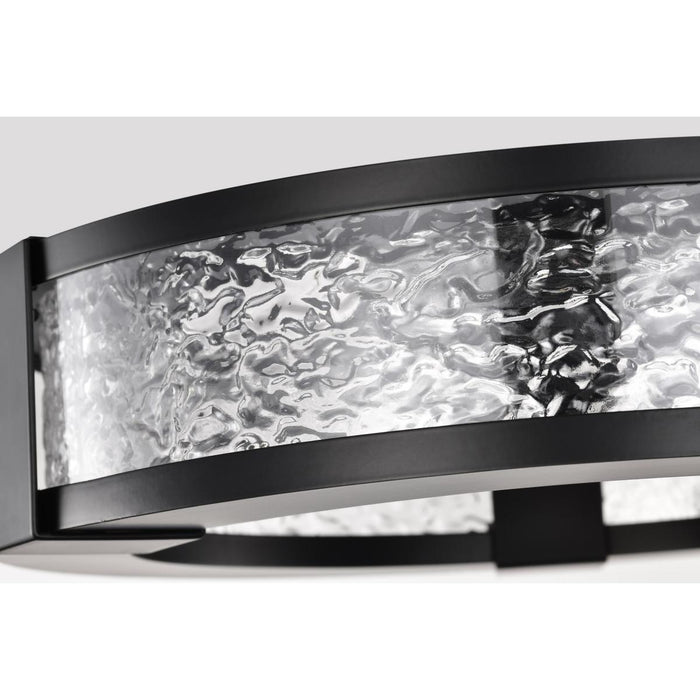 SATCO/NUVO Darrow 13 Inch LED Flush Mount 30W 3000K 120-277V 90 CRI Matte Black Acrylic Panels (62-2002)