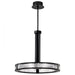 SATCO/NUVO Darrow 24 Inch LED Pendant 40W 3000K 120-277V 90 CRI Matte Black Acrylic Panels (62-2003)