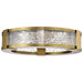 SATCO/NUVO Darrow 13 Inch LED Flush Mount Vintage Brass Acrylic Panels (62-2012)
