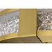 SATCO/NUVO Darrow 13 Inch LED Flush Mount Vintage Brass Acrylic Panels (62-2012)