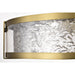 SATCO/NUVO Darrow 13 Inch LED Flush Mount Vintage Brass Acrylic Panels (62-2012)