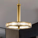 SATCO/NUVO Darrow 24 Inch LED Pendant Vintage Brass Etched Acrylic Panels (62-2013)