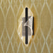SATCO/NUVO Geneva 18 Inch LED Small Wall Sconce Matte Black Etched Acrylic Lens (62-2021)