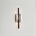 SATCO/NUVO Geneva 24 Inch LED Large Wall Sconce Matte Black Etched Acrylic Lens (62-2022)