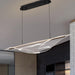 SATCO/NUVO Geneva 46 Inch LED Island Pendant Matte Black Etched Acrylic Lens (62-2023)
