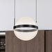 SATCO/NUVO Arvada 12 Inch LED Pendant Matte Black Etched Acrylic Lens (62-2032)