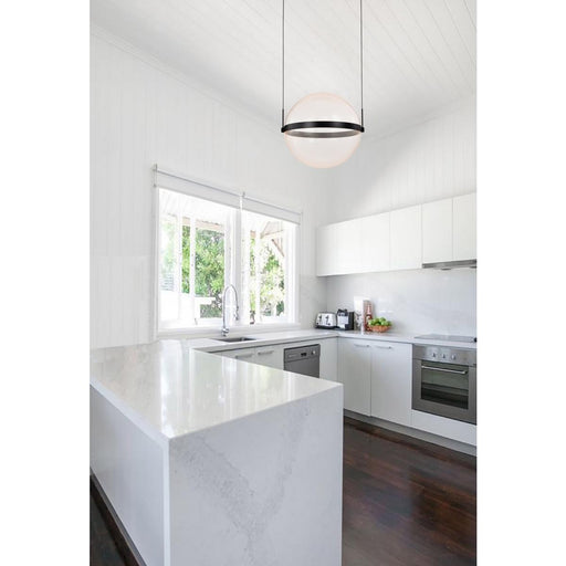 SATCO/NUVO Arvada 20 Inch LED Pendant Matte Black Etched Acrylic Lens (62-2034)