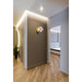 SATCO/NUVO Barnett 8 Inch LED Wall Sconce Matte Black Etched Acrylic Lens (62-2037)