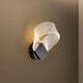 SATCO/NUVO Barnett 8 Inch LED Wall Sconce Matte Black Etched Acrylic Lens (62-2037)
