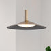 SATCO/NUVO Corrine 14 Inch LED Pendant Burnished Brass CCT Selectable 3000K/4000K/5000K (62-2092)