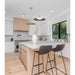 SATCO/NUVO Corrine 18 Inch LED Pendant Burnished Brass CCT Selectable 3000K/4000K/5000K (62-2093)