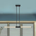 SATCO/NUVO Kingsport 44 Inch LED Island Pendant Matte Black Acrylic Lens (62-2132)
