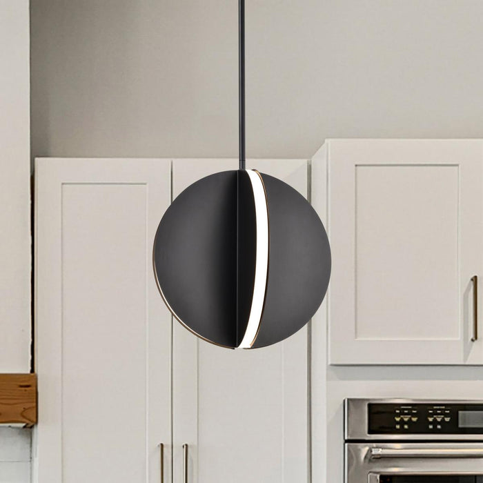 SATCO/NUVO Blaine 13 Inch LED Pendant Matte Black Acrylic Lens (62-2151)