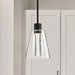 SATCO/NUVO Aura 7 Inch LED Pendant Matte Black K9 Bubble Crystal 3000K (62-2171)