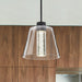 SATCO/NUVO Aura 12 Inch LED Pendant Matte Black K9 Bubble Crystal 3000K (62-2172)
