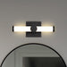SATCO/NUVO Bowman 12 Inch LED Vanity Matte Black Acrylic Lens (62-2201)