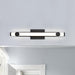 SATCO/NUVO Bowman 24 Inch LED Vanity Matte Black Acrylic Lens (62-2202)