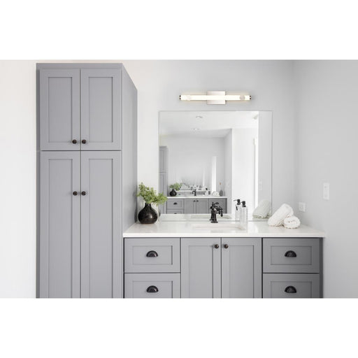 SATCO/NUVO Bowman 24 Inch LED Vanity Brushed Nickel Acrylic Lens (62-2212)