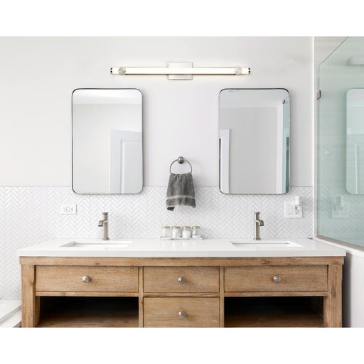 SATCO/NUVO Bowman 36 Inch LED Vanity Brushed Nickel Acrylic Lens (62-2213)