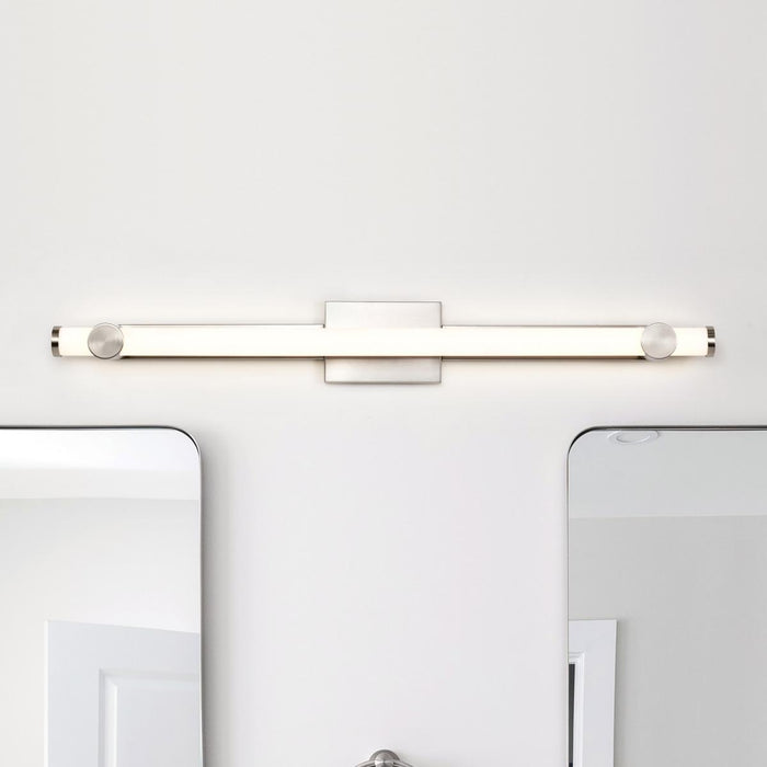 SATCO/NUVO Bowman 36 Inch LED Vanity Brushed Nickel Acrylic Lens (62-2213)