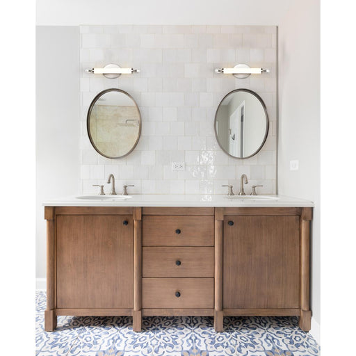 SATCO/NUVO Edgeworth 12 Inch LED Vanity Brushed Nickel Acrylic Lens (62-2231)