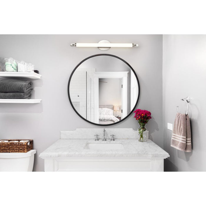 SATCO/NUVO Edgeworth 24 Inch LED Vanity Brushed Nickel Acrylic Lens (62-2232)