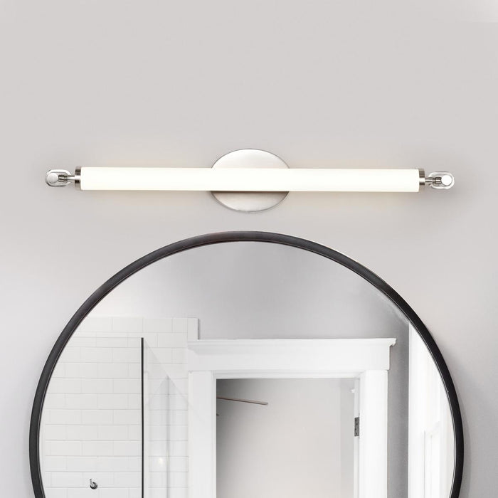 SATCO/NUVO Edgeworth 24 Inch LED Vanity Brushed Nickel Acrylic Lens (62-2232)