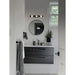 SATCO/NUVO Jenkins 24 Inch 3-Light LED Vanity Matte Black With Frosted Glass (62-2243)