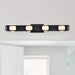 SATCO/NUVO Jenkins 32 Inch 4-Light LED Vanity Matte Black With Frosted Glass (62-2244)